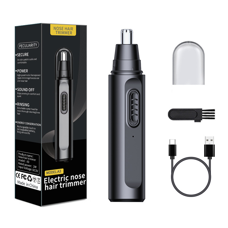 Men'S Grooming Scissors - 男性用鼻毛トリマー 電動鼻毛トリマー 充電式鼻毛シェーバー 金属製鼻毛除去