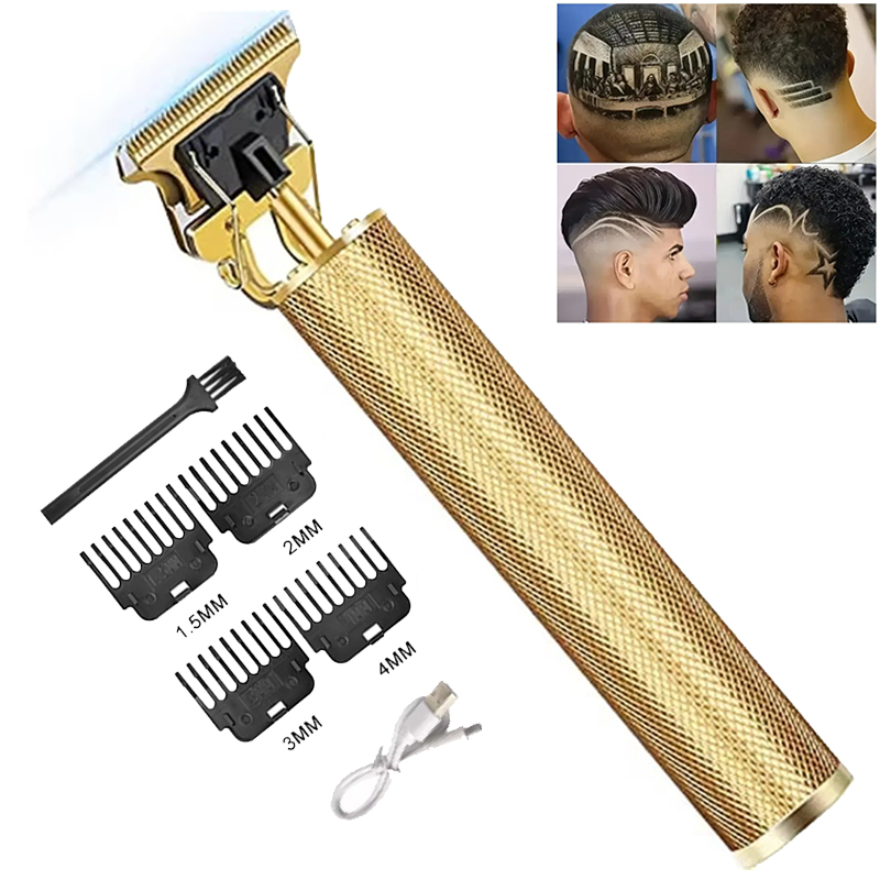 Men'S Grooming Scissors - 電動バリカンとアクセサリー T9 クリッパー 充電式 メンズシェーバー トリマー