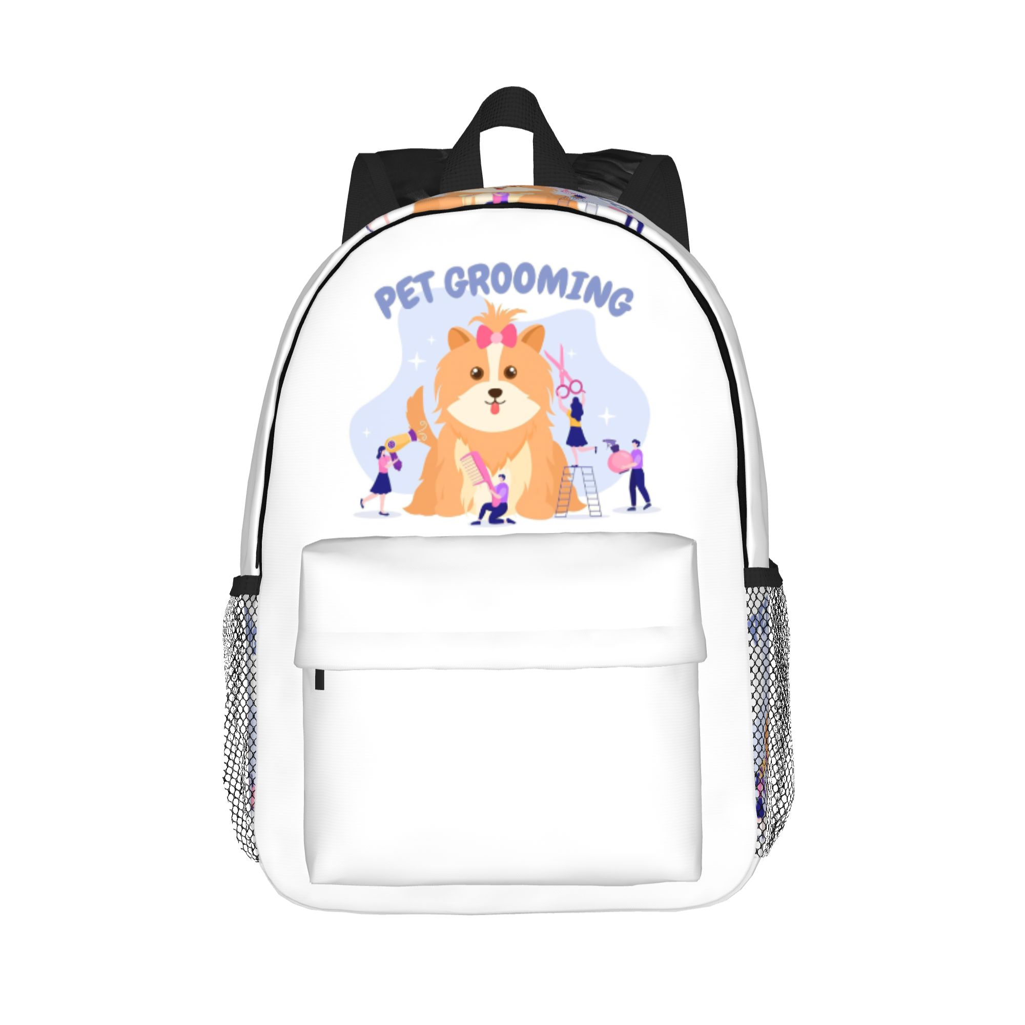 Men'S Grooming Bag - 犬猫用ペットグルーミングバックパック、大容量デイパック、男の子女の子用ブックバッグ、男性女性用ショルダーバッグ、スクールバッグ、人気販売中