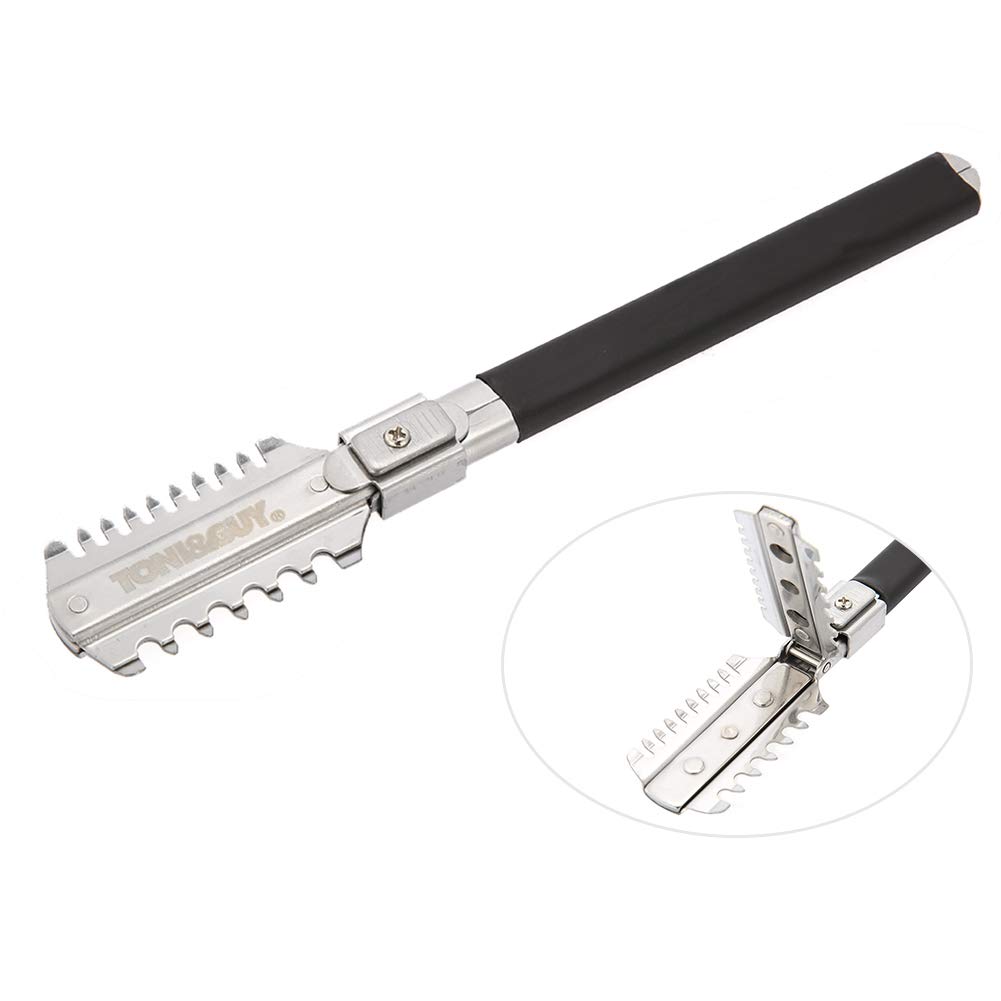 ダブルエッジシェービングヘアカットかみそりナイフの刃手動ヘア - Men'S Grooming Scissors のレビューと価格
