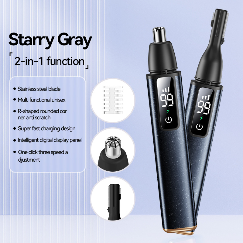 電気鼻毛トリマー高速モーター脱毛器唇眉毛カミソリポータブルク - Men'S Grooming Scissors のレビューと価格
