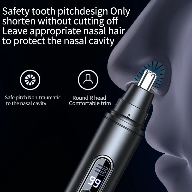 ミニポケット鼻毛トリマー無痛バリカン鼻耳毛眉毛防水ポータブル - Men'S Grooming Scissors のレビューと価格