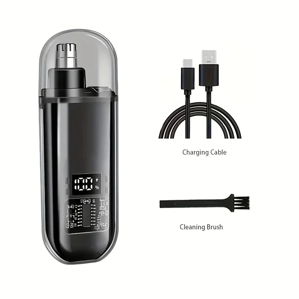 電動ミニ鼻毛耳毛トリマー コンパクト ポータブル USB C - Men'S Grooming Hair Removal のレビューと価格