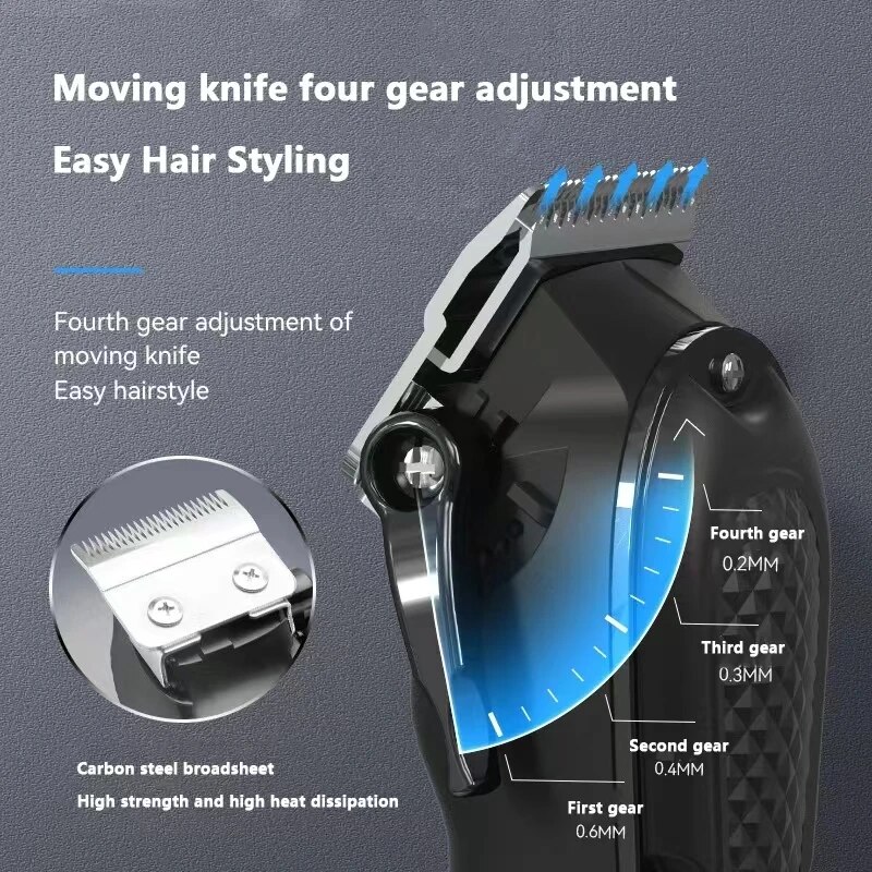 Kemei-男性用電動バリカン,コードレスおよび充電式バリカ - Men'S Grooming Scissors のレビューと価格