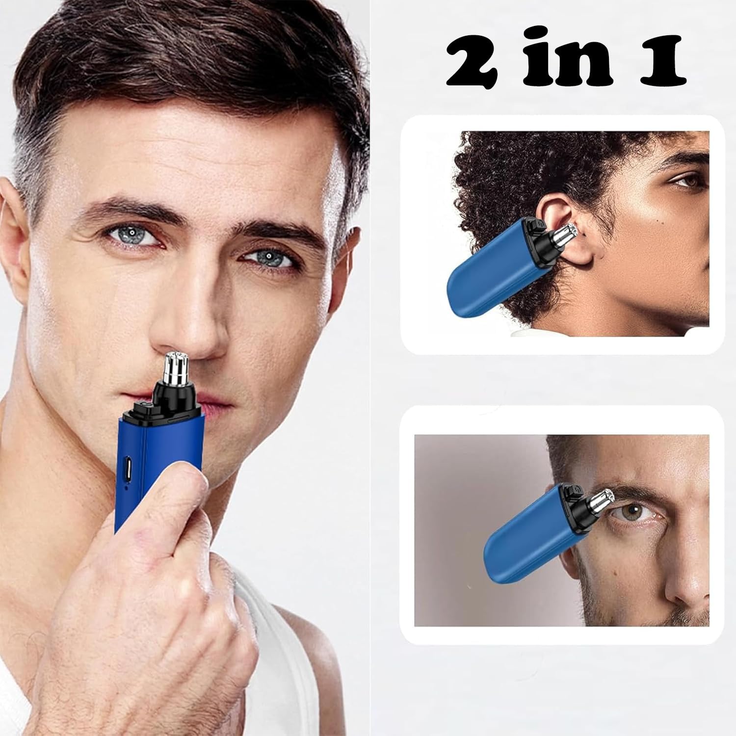 鼻耳毛トリマー USB 充電式男性用電動バリカン急速充電低騒 - Men'S Grooming Scissors のレビューと価格