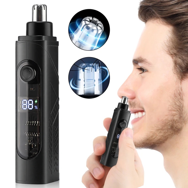充電式鼻毛トリマーと男性用顔毛リムーバー、鼻毛シェーバー（鼻 - Men'S Grooming Hair Removal のレビューと価格