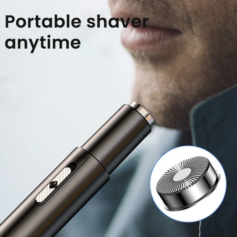 売れ筋電動鼻毛トリマーメンズ鼻毛耳毛除去器自動洗浄可能なヘア - Men'S Grooming Scissors のレビューと価格
