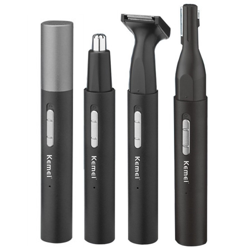 Kemei Pro 充電式鼻毛トリマーペンひげグルーミングキ - Men'S Grooming Scissors のレビューと価格