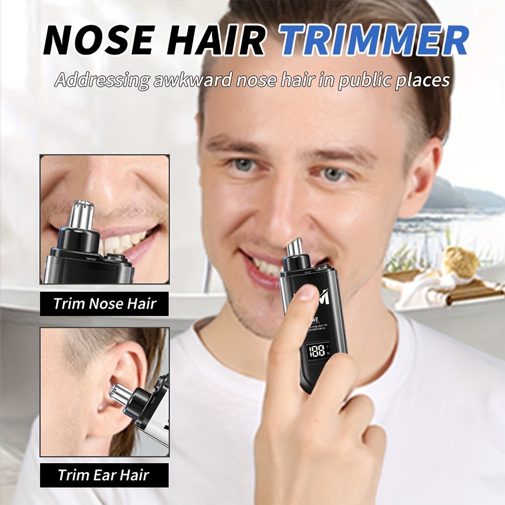 ポータブルミニ鼻毛トリマー、1個入り鼻毛除去器、鼻毛シェーバ - Men'S Grooming Scissors のレビューと価格