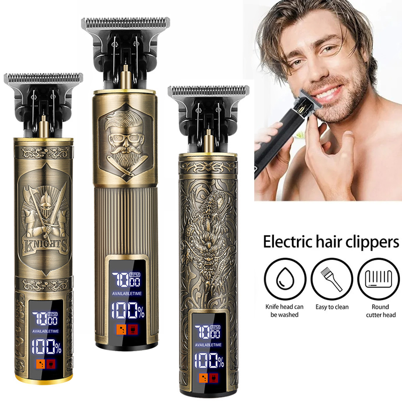 コードレス T9 ヘアトリマー男性用 USB 高速充電電気シ - Men'S Grooming Scissors のレビューと価格