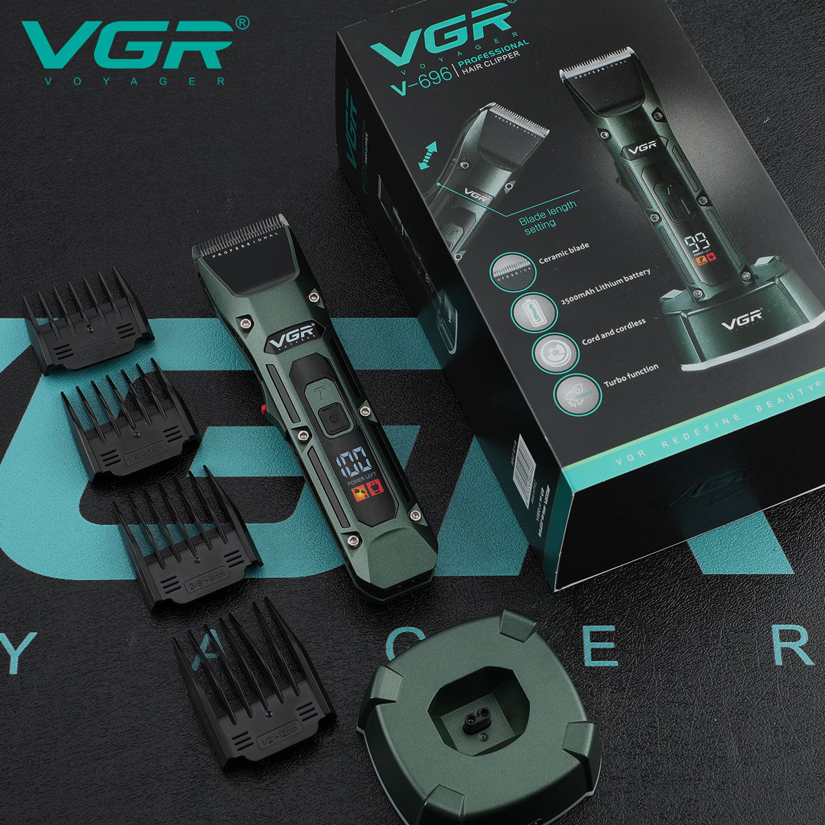 VGR V-696 新金属人気サロン理容室ヘアカット機プロフ - Men'S Grooming Scissors のレビューと価格
